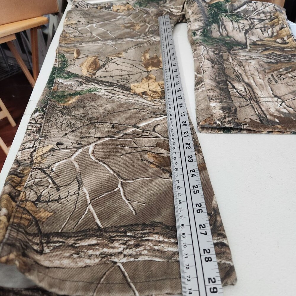 Realtree Mens Camouflage Hunting Pants 32x30 (acutal 29) Cotton Outdoor Gear Dur - Picture 8 of 14
